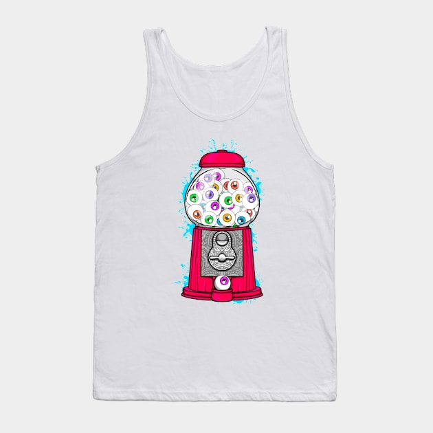 Gum ball eyeball Tank Top by Eyeballkid-